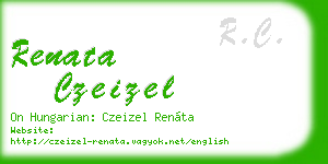 renata czeizel business card